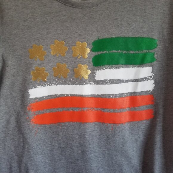 Celebrate St Patrick's Day Short Sleeve Tee Large - Picture 3 of 8